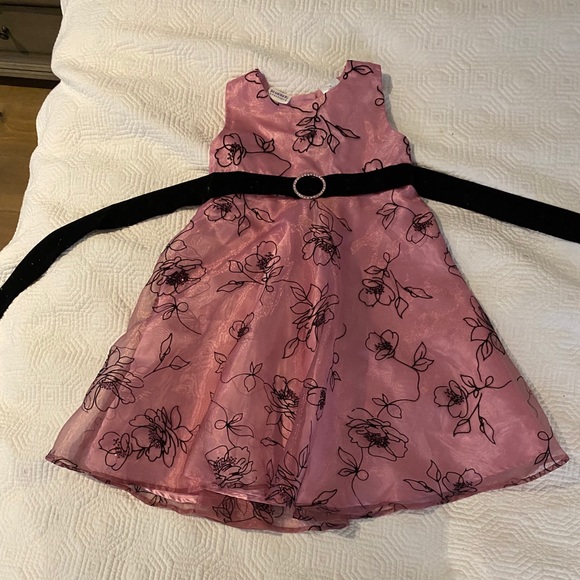 Blueberi boulevard pink floral dress - Picture 3 of 6